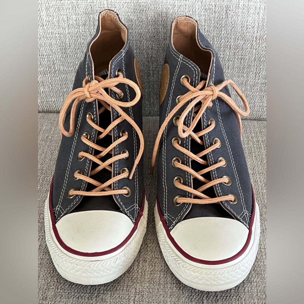 Converse Chuck Taylor Lux Mid Wedge Sneakers Sz 9